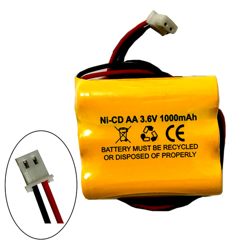 Ni-CD AA 1000mah 3.6v Battery for Emergency / Exit Light