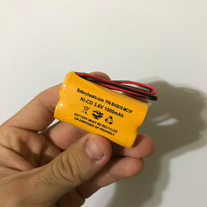 3.6v 1000mAh Triangle Ni-CD Battery Pack Replacement for Emergency / Exit Light