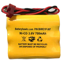 3.6v 700mAh Ni-CD Battery Pack Replacement for Emergency / Exit Light