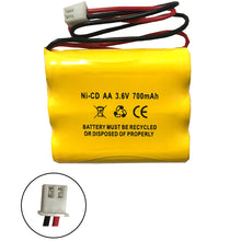 (10 pack) 3.6v 700mAh Ni-CD Battery for Emergency / Exit Light