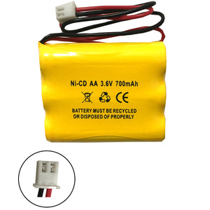 AA900MAH Unitech Ni-CD Battery Replacement for Emergency / Exit Light
