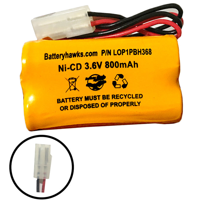 CUSTOM-299 Dantona CUSTOM299 Ni-CD Battery Pack Replacement for Emergency / Exit Light