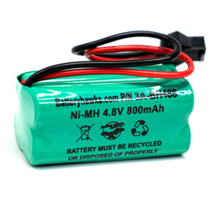 4.8v 800mAh Ni-MH Battery Pack Replacement for RC Car