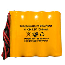 NABC 721259000 Ni-CD Battery Pack Replacement for Emergency / Exit Light