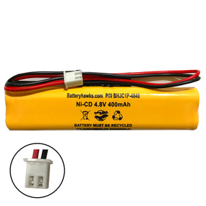 4.8v 400mAh Ni-CD Battery Pack Replacement for Emergency / Exit Light