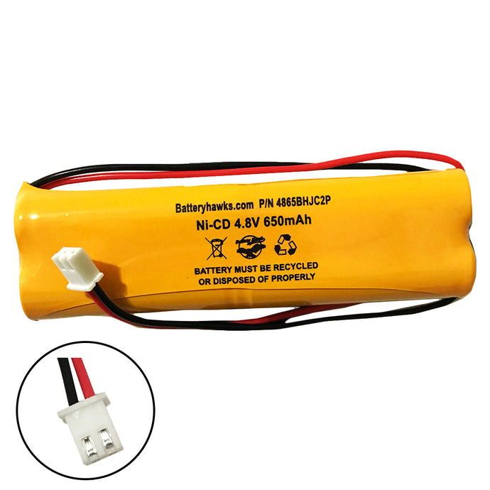4.8v 800mah Ni-CD AA Battery Pack Replacement for Emergency / Exit Light