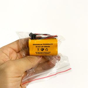 NI-CD 4.8V 500MAH Battery Pack Replacement for Emergency / Exit Light