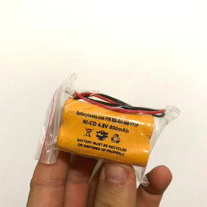 4.8v 800mAh Ni-CD Battery Pack Replacement for Video Baby Monitor