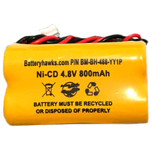 4.8v 800mAh Ni-CD Battery Pack Replacement for Video Baby Monitor