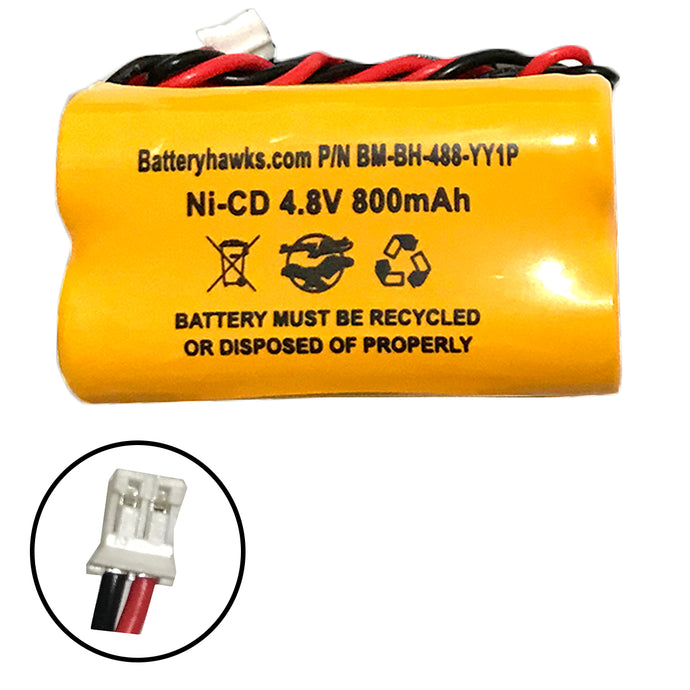 4SN-AA110-W-JP2 Sanik Ni-CD Battery Pack Replacement for Video Baby Monitor
