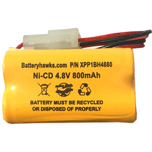 (10 pack) 4.8v 800mAh Ni-CD Battery Pack Replacement for Emergency / Exit Light