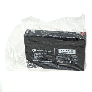 78ext Battery (10 Pack) 6V 7AH SLA Sealed Lead Acid Battery for Exit Sign Emergency ...