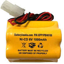 6v 1000mAh Ni-CD Battery Pack Replacement for Emergency / Exit Light