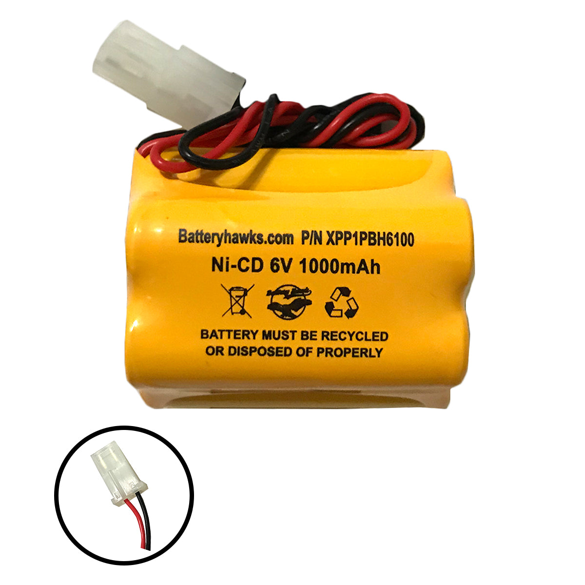 6 volt ni-cad rechargeable flashlight battery replacement Mag Charger NiMH For LED Halogen Flashlights Maglite Lite 18701 Emergi 6v 1000mAh Ni-CD Battery Pack