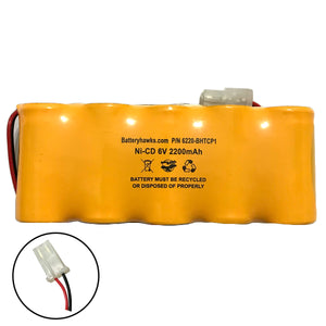 QUAMANALYZER Ni-CD Battery Pack Replacement for Emergency / Exit Light