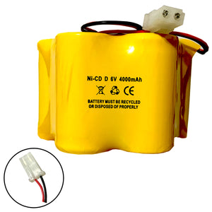 Light Alarms 5N31AG Ni-CD Battery for Emergency / Exit Light