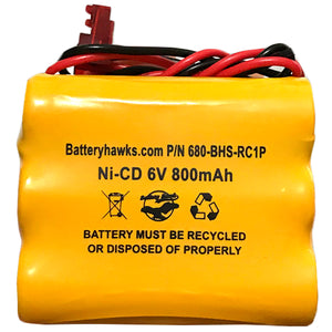 Special Price 6v 800mAh Ni-CD Battery Pack Replacement for Emergency / Exit Light
