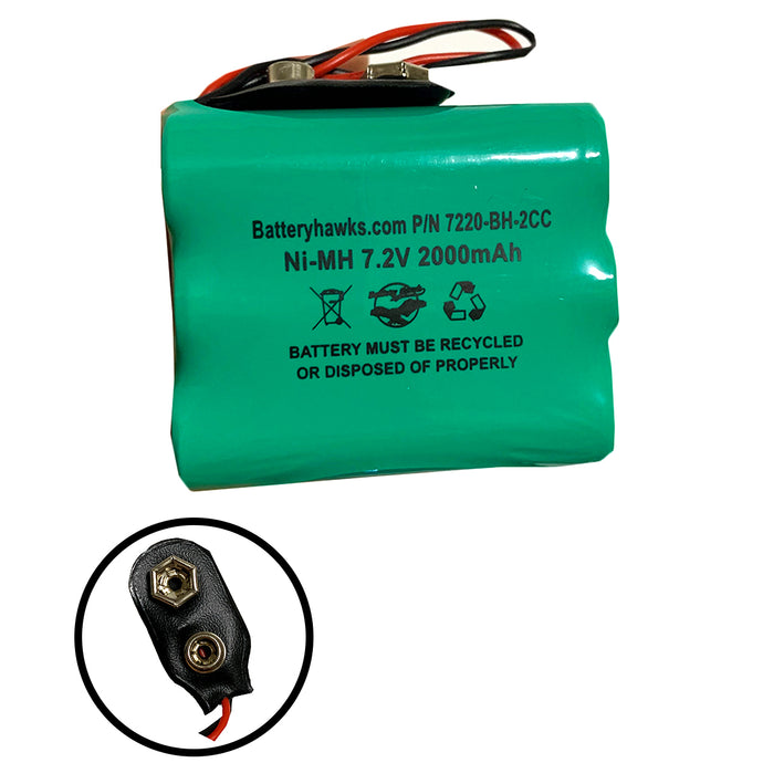 0-9913-Q Visonic Battery Pack Replacement for Security System Alarm Panel
