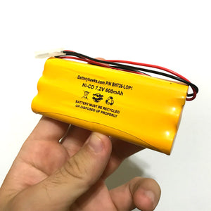 118-0017 Synergistic 1180017 Ni-CD Battery Pack Replacement for Emergency / Exit Light