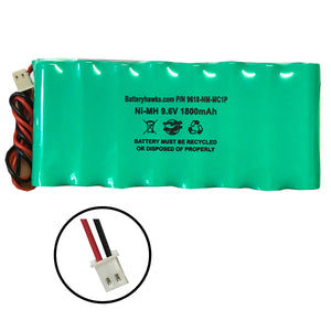 0-9912-G Visonic 09912-G 0-9912G 09912G Battery Replacement for Security Alarm System