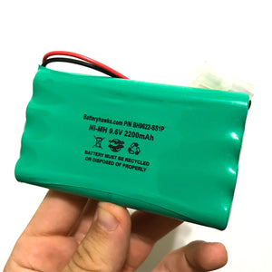9.6v 2200mAh Ni-MH Battery Pack Replacement for Car Scanner