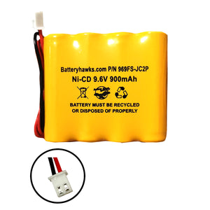 9.6v 900mAh Ni-CD Battery Pack Replacement for Emergency / Exit Light
