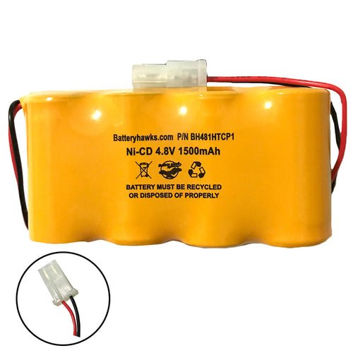 4.8v 1500mAh Ni-CD Battery Pack Replacement for Emergency / Exit Light