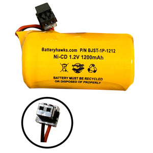 1.2v 1200mAh Ni-CD Battery Pack Replacement for Exit Sign Emergency Light