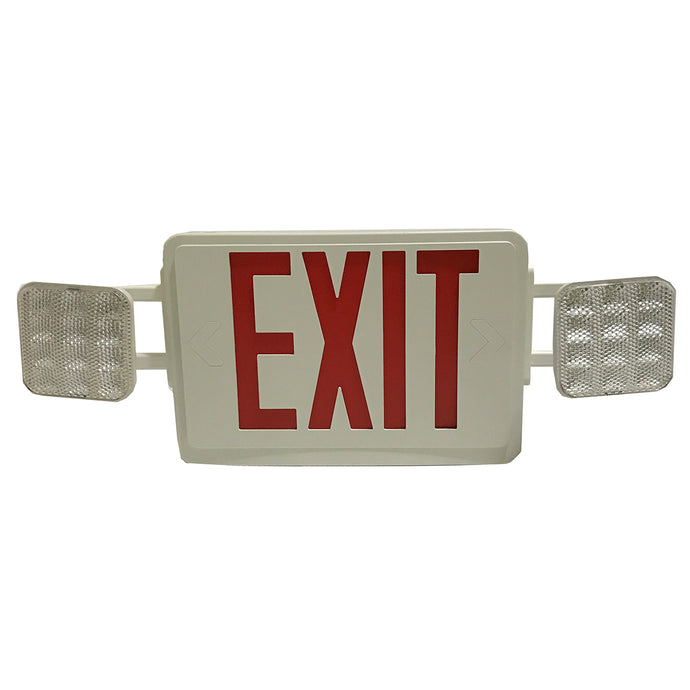 LED Emergency / Exit Light Combination Red Letters