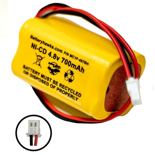 4.8vDC .700AH Battery 662.842.7212 OSA069AA OSI Day-Brite Pack for Exit Sign Light