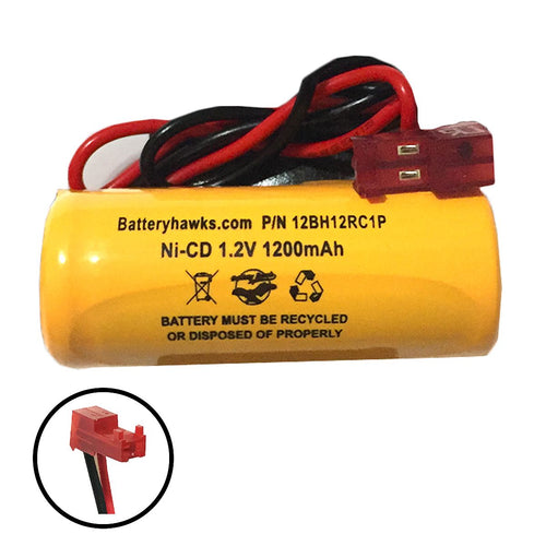 Lithonia ELB-1P21P2N ELB1P21P2N Ni-CD Battery Pack Replacement for Emergency / Exit Light