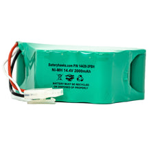 14.4v 2000mAh Ni-MH Battery Pack Replacement for Shark Freestyle Navigator Cordless Stick Vacuum