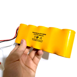 (FLAT) 6v 4000mAh Ni-CD Battery Pack Replacement for Exit Sign Emergency Light
